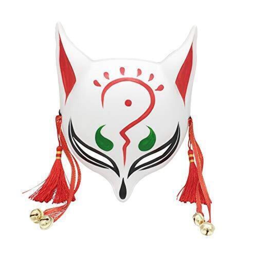 3050 Kitsune Mask for Halloween Costume, Japanese Traditional Fox Cosplay
